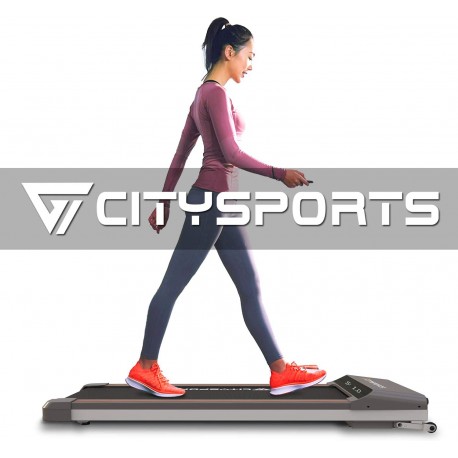 NASTRO PIATTO CITYSPORTS TAPIS ROULANT PIEGHEVOLE, MOTORE 400W, VELOCITÀ AGLIO,