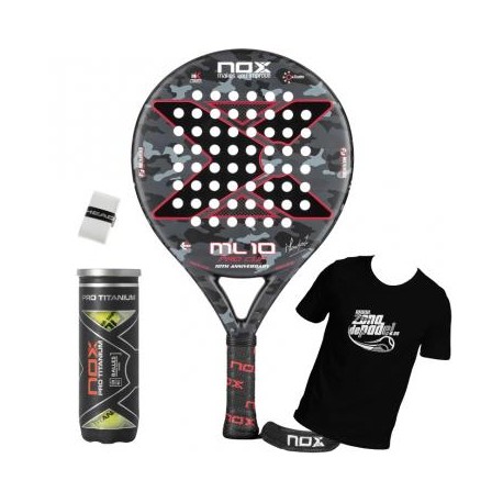 PALA DE PADEL DE CONTROL NOX ML10 PRO CUP 10 ANIVERSARIO