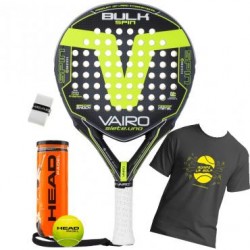 PALA DE PADEL DE CONTROL PALA VAIRO BULK SPIN 7.1 2017