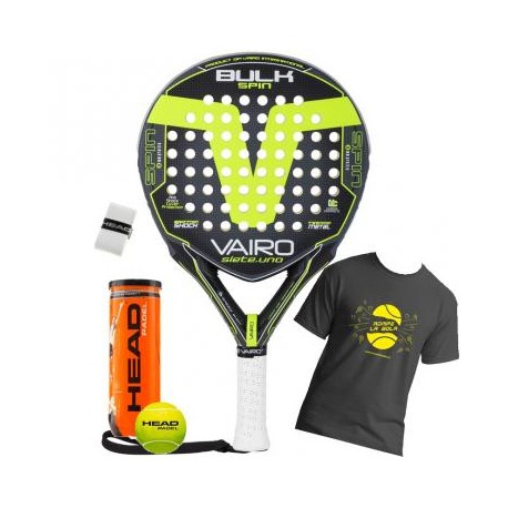 PALA DE PADEL DE CONTROL PALA VAIRO BULK SPIN 7.1 2017