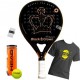 PALA DE PADEL DE CONTROLO BLACK CROWN PITONTO