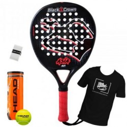 PALA DE PADEL DE CONTROL PALA BLACK CROWN ASIA 2018