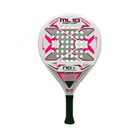 PALA DE PADEL DE CONTROLO NOX ML10 PRO CUP ULTRA LIGHT SILVER 2019