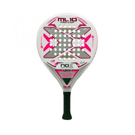 PALA DE PADEL DE CONTROLO NOX ML10 PRO CUP ULTRA LIGHT SILVER 2019