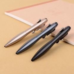 Personal defense tactical pen with steel tip