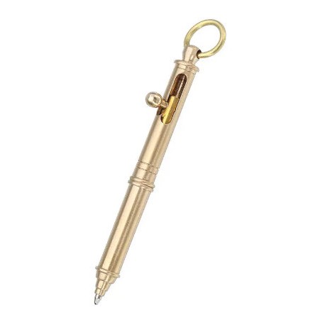 Mini caneta de latão para defesa pessoal