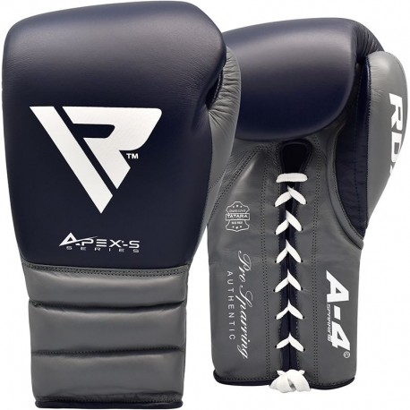 RDX A4 Guantes de boxeo con cordones