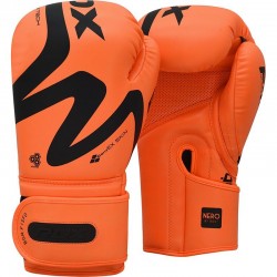 RDX F15 Nero Laranja Boxe Luvas