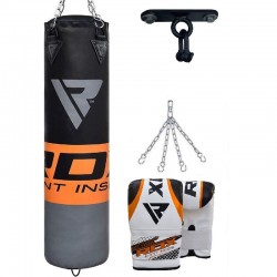 RDX Saco de boxe com luvas e largura