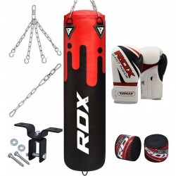 RDX F9 Sac de boxe avec gants Gym en Casa 8 Pzas