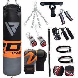 RDX Boxing Saco Set FO et gants de gym dans Casa 13 Pzas