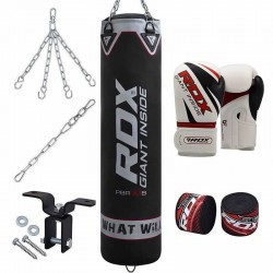 RDX F10 Saco de Boxeo con Guantes de Gimnasio en Casa 8 Pzas