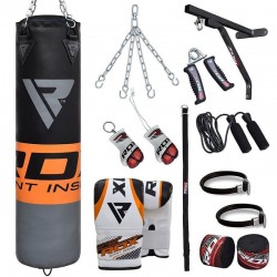 RDX 12O Boxing Saco with Gym gloves in Casa 17 Pzas