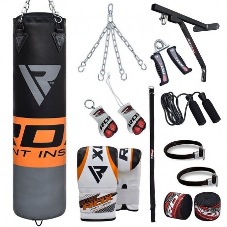 RDX 12O Saco de boxe com luvas de ginástica na Casa 17 Pzas