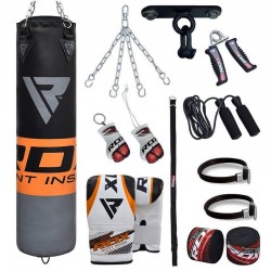 RDX 12O Boxe Saco Set Gymnasium em Casa 13 Pzas