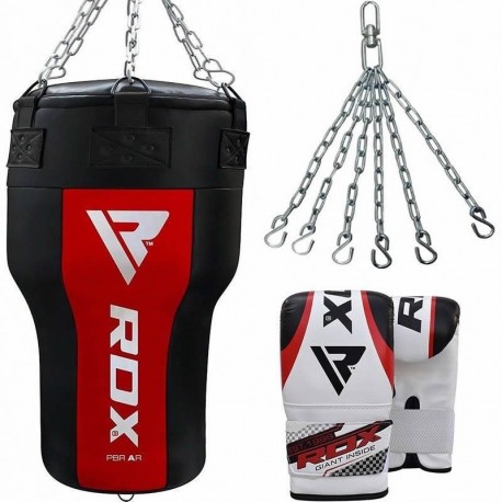 RDX AR Saco de Boxeo Angular con Guantes