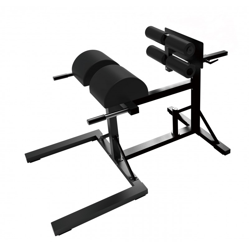 Silla romana plegable de hiperextensión para gimnasio en casa, banco de  extensión de espalda ajustable, equipo de ejercicio para ejercicios de  espalda baja, flancos y abdominales, cargas de 330.7 lbs (color negro) :  Deportes y Actividades  