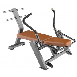 Professional mobile abdominal bench with portrainer grips