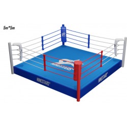 Boxing ring 5 x 5 meters with platform 30, 40 or 50 cm