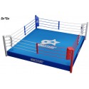 Anello di boxe 6 x 6 metri con piattaforma 30, 40 o 50 cm