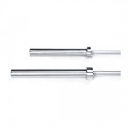 OLYMPIC BAR 2,20 METERS - 20 KG - 6 ROD ­ 450 KG > GRIP 28 MM SILVER