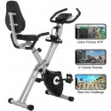 PROFUN STATIC BIKE FOLDING FITNESS WITH BACK