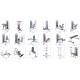 LOTE PACK DE18 MAQUINAS DE MUSCULACION PROFESIONALES (GYM COMPLETO)