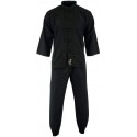 ULTRA LIGHTWEIGHT KUNG FU PLAYWELL ELITE MICROFIBER ALL BLACK : CHILDREN