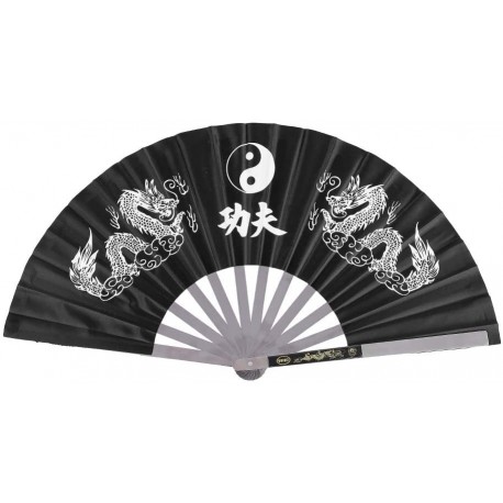 ABANICO OKBY FAN CHINO - ACERO INOXIDABLE TAI CHI ARTES MARCIALES KUNG FU