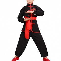 besbomig Abbigliamento tradizionale Tai Chi Uniforms Bambini Adulto - Kung Fu Arti Marziali Kimono completo per gli uomini