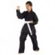 KWON Karatea shadow - Kimono de artes marciales infantil, tamaño 140 cm, color negro