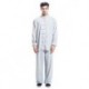 ICNBUYS Kung Fu Tai Chi Uniform - Seda de algodón para hombre, Hombre, color gris, tamaño large