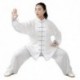 Ropa de Tai Chi con Unisexo Gong Fu Artes Marciales Trajes de Artes Marciales Ropa Completa Tops y Pantalones Delgado y Trans