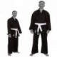 TurnerMAX – Kimono de Karate Artes Marciales algodón TAE KWON DO Uniforme Niños Jiu Jitsu Gi Judo niños Adultos Ropa Negro 14