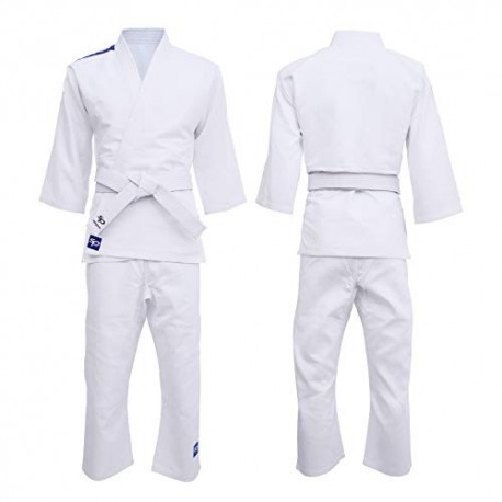 Starpro Traje de Judo Uniforme Entrenamiento - Karate Gi Kit IJF MMA Artes Marciales Lucha de Taekwondo Kimono Blanco 250g | 