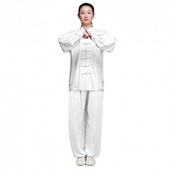 KIKIGOAL Ropa De Taijiquan Práctica, Ropa De Tai Chi, Sub-Algodón y Lino Vestido De Artes Marciales De Viento Chino, Disfraz 