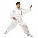 Andux - uniformi cinesi tradizionali di Tai Chi Kung Fu unisex SS-TJF01 White XL 