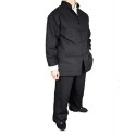 Fin lin noir kung fu martial arts tai chi uniforme costume XS-XL ou fabriqué par tailleurs 111 par tailleurs, noir
