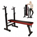 BANK WEIGHTS PRESS MULTIFUNCTIONAL AJOTABLE BENCH WITH ABDOMINAL BENCH MOCULACION TRAINING MACHINE GYM