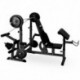 KLARFIT WORKOUT HERO 3000 MULTIFUNCTION MOCULATION BENCH - TRAINING WITH GUIDED LOADS, WEIGHT BENCH, BANC PRESS
