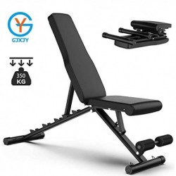 YLAN ADJUSTABLE FOLDING WEIGHT BENCHES MULTI-FUNCTION DUMBBELL STOOL ABDOMINAL MUSCLE SIT-UP INCLINE BOARD PREFNESS, MAX