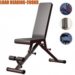 BANC DE MOCULATION PLIANT APRILHP, BANC DE MUSCULATION ABDOMINALE DE BANC GARNIR LA SALLE DE GYM DE LA MAISON MULTIFONCTION POUR