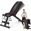 OUNUO BANCO DE PLEGABLE AJUSTABLE BANCO DE ENTRENAMIENT FOR GIMNASIO EXERCITIES IN CASA, BANCO DE INERCICIS