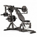 MARCY PRO PM4400 - BANCO CINTA PECTORAL, 90 KG, BANCO DE EJERCICIO, PRESIÓN PECTORAL, PRENSA DE HOMBROS, MÚLTIPLES , COLOR N