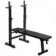 TECTAKE WEIGHT BENCH WITH WEIGHT SUPPORT