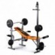Klarfit Ultimate Gym 3500 Banco de Entrenamiento Dispositivo multifunción de musculación, Curler de Brazos y piernas Ajustab