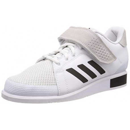 adidas Power III, Zapatillas de Deporte para Hombre, Blanco Footwear White/Core Black/Footwear White 0 , 40 2/3 EU