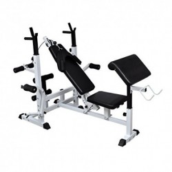 LIFEXL WEIGHT BENCH MULTI-STAGE GYM MACHINE MOCULATION