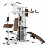 KLARFIT ULTIMATE GYM 5000 - MULTI-STATION MOCULATION, PROFESSIONAL TRAINING CAGE, BONDING WEIGHTS AND PULLEYS, EXERCISES