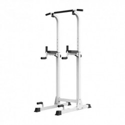 POWER TOWERS DOMINATED STRENGTH TRAINING RODS AJOTABLE HEIGHT MULTISTATION POWER DIP TOWER BAR AND